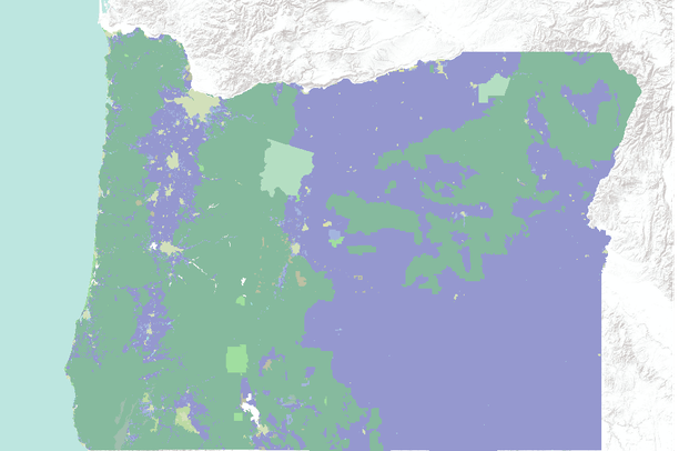 Oregon Rmls Map Generalized Zoning for the State of Oregon | Data Basin