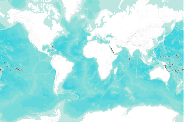 Coral Reefs Of The World 1 10 000 000 Scale Data Basin Coral Reefs Of The World 1 10 000 000 Scale Data Basin