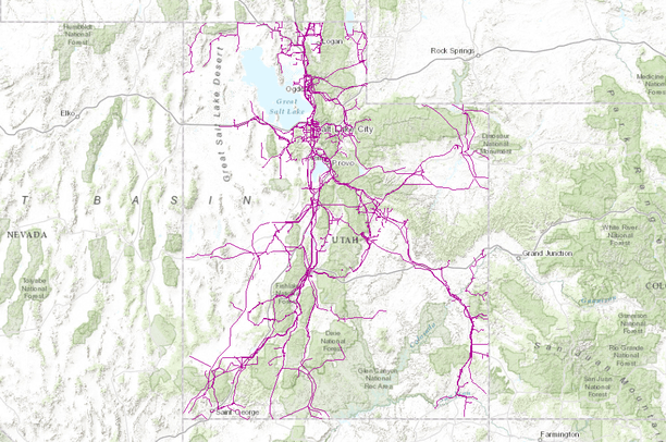 Utah Renewable Energy Zone (UREZ) Phase 1 Transmission (SGID93 Energy ...