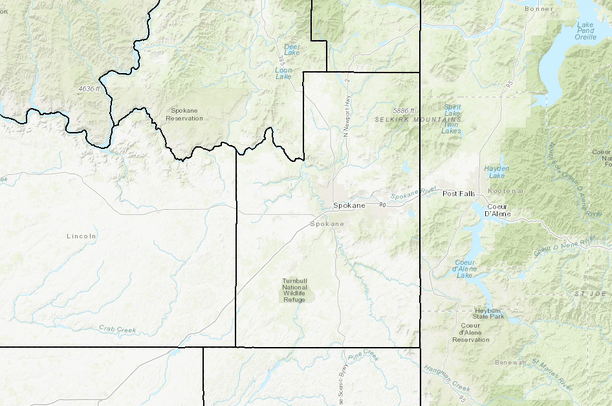WAHCAP w/Washington Counties | Data Basin