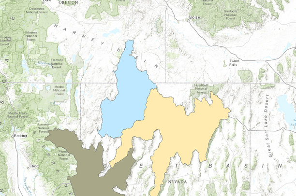 Lahontan Cutthroat Trout Geographic Management Unit Areas | Data Basin