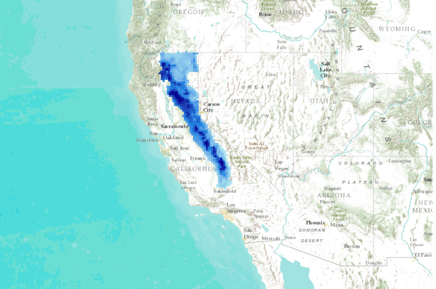 Yale Framework - Effects of climate change and vegetation on the current and future distribution of martens and fishers in the Sierra Nevada, California USA