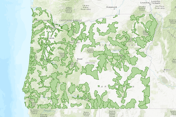 Oregon Biom Map Oregon (USA) Conservation Opportunity Areas | Data Basin