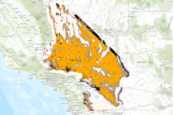 Tortoise Map Desert Tortoise - Species Distribution Model, DRECP | Data Basin