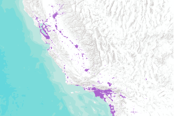 California urban growth scenarios, 2020 | Data Basin