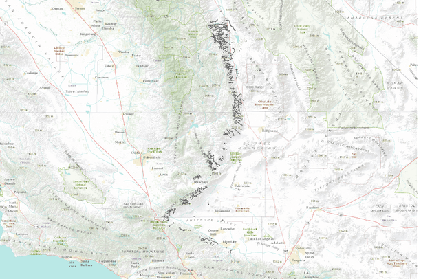 Tehachapi Study Area: Eastern Riparian Wetlands (Dataset produced 2012. ...