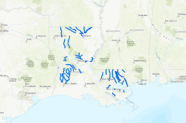 LDWF Scenic Rivers (2006) | Data Basin