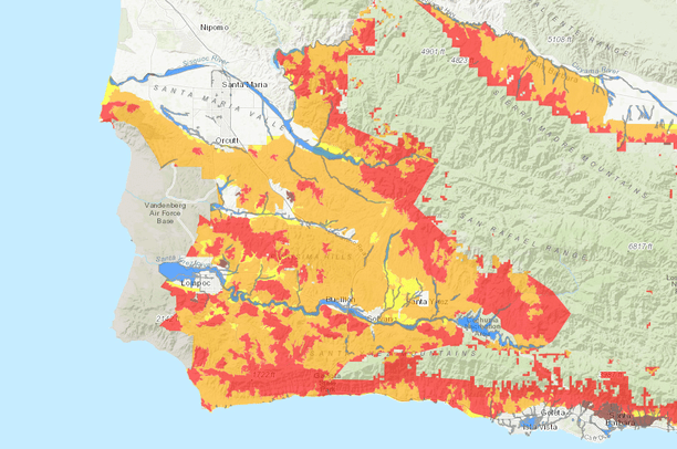 CCVA Contextual Layers Map: Fire, Flood, Temperature, Precipitation ...