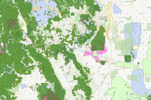 Blm Compartment Mapa De Blm De Colorado Map Of Conserved Lands | Colorado West Land