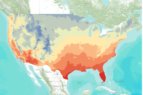 United States Average Monthly or Annual Minimum Temperature, 1971 ...
