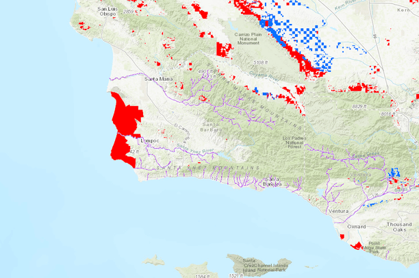 BLM Proposed Fracking Leases and Critical Habitat for Southern CA ...