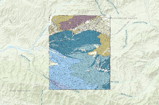 Dibblee Maps San Guillermo Mountain USGS Quad, Dibblee Geology | Data Basin