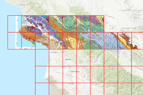 Dibblee Maps Dibblee Geology - Northern, Santa Barbara County | Data Basin