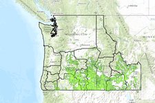 Blm Interactive Map Oregon Oregon & Washington Blm District Boundaries | Data Basin