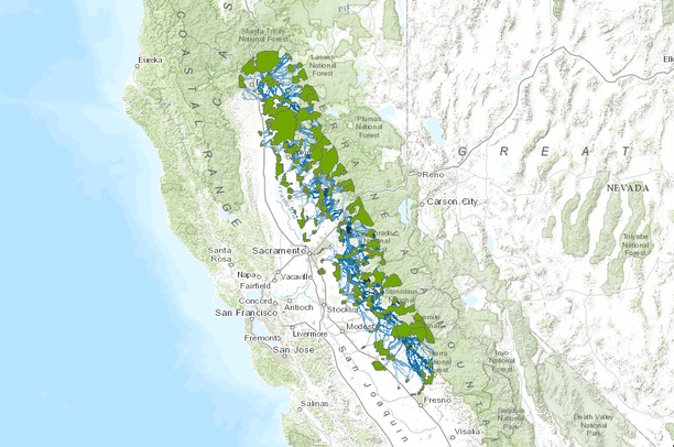 Sierra Nevada Foothills Wildlife Connectivity Modeling Project CDFW Preview