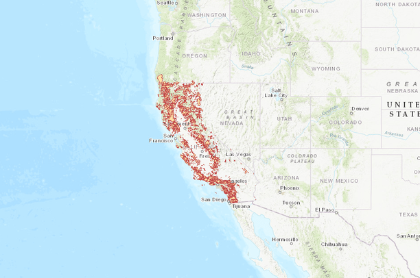 California Fire Perimeters 1898 2019 Data Basin Map Of Wildfires California 1990s-2022
