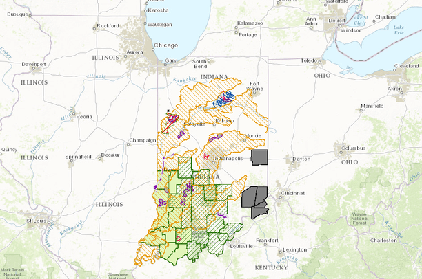 Indiana Special Projects and Initiatives - FY2106 | Data Basin