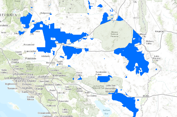 Existing ACEC, No Action Alt. | DRECP Gateway