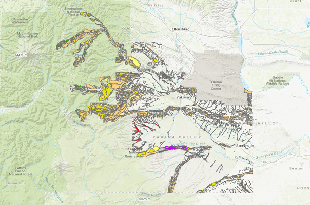 Geologic Hazards, Yakima County WA | Data Basin