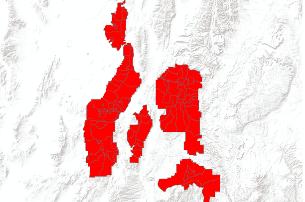 Fishlake National Forest Map