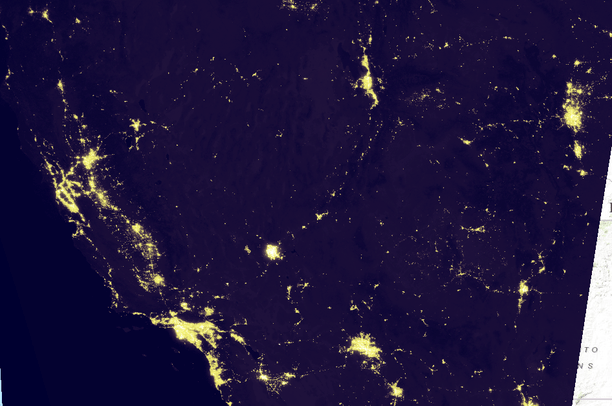 Nightlight Of Earth Nasa Data Basin Nightlight Of Earth Nasa Data Basin