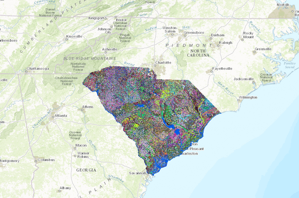 South Carolina Soil (Gridded SSURGO) | Data Basin