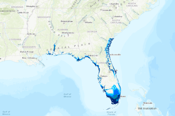 Florida Sea Level Rise Projections in Meters | Data Basin Florida Sea Level Rise Projections in Meters | Data Basin