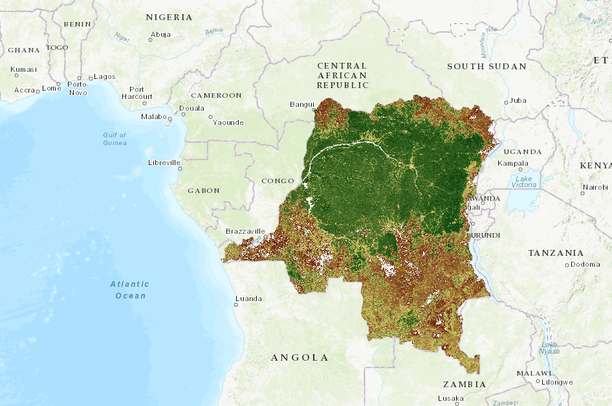 Drc Map Line DRC map | Data Basin