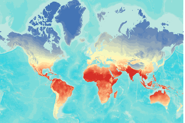 Seasonal spring temperature (Celsius), 2060-2079, average of 16 GCMs ...