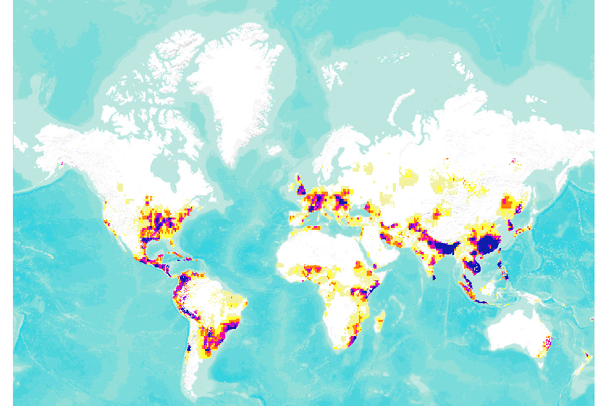 Global Flood Hazard Frequency and Distribution  Data Basin