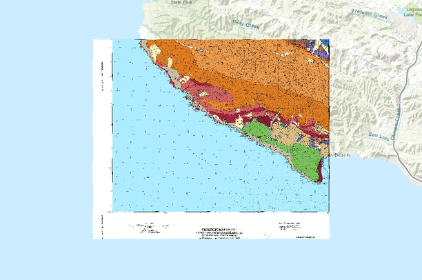 Dibblee Maps Port San Luis USGS Quad, Dibblee Geology | Data Basin