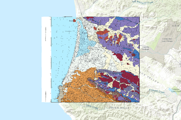 Dibblee Maps Morro Bay South USGS Quad, Dibblee Geology | Data Basin
