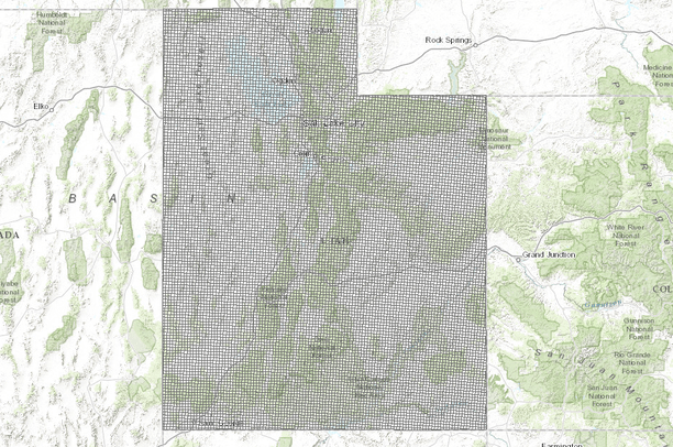 Utah, 4km Reporting Units | Data Basin