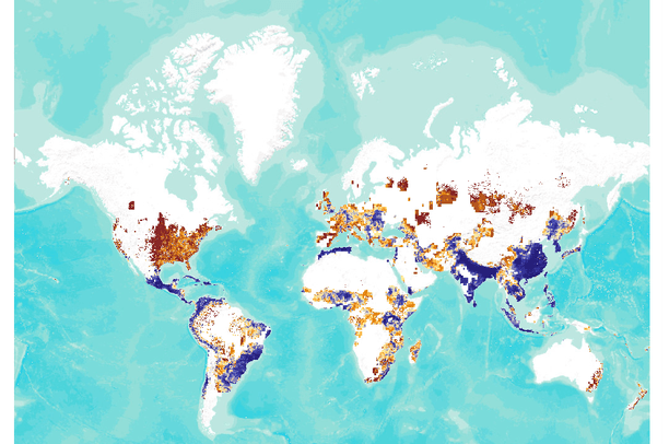 Global Risk Distribution Global Flood Mortality Risks and Distribution | Data Basin
