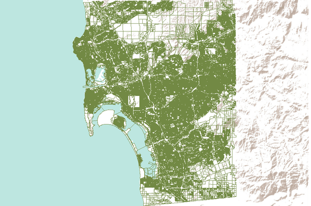 San Diego County Parcel Maps – Map Of California Coast Cities