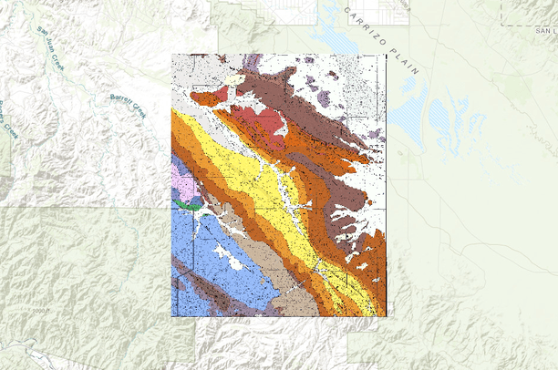 Dibblee Maps Chimineas Ranch USGS Quad, Dibblee Geology | Data Basin