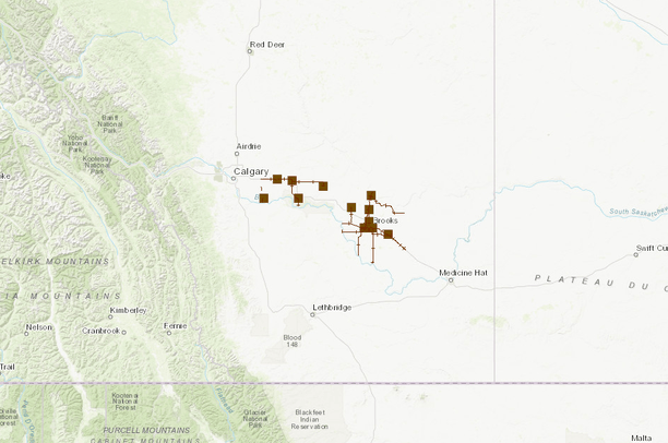 Map Data Transfer Line Transmission Lines | Data Basin