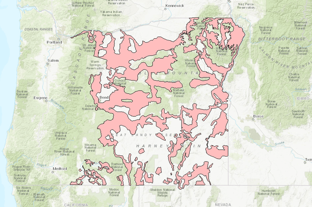 Deer Winter Range, Eastern Oregon | Data Basin
