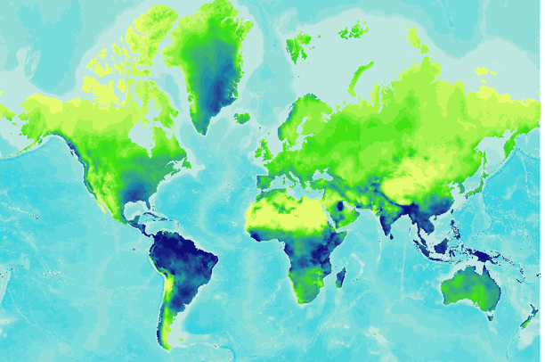 Average Spring Map Standard deviation for average spring precipitation (mm), 2060-2079, 16 ...